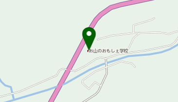 お山のおもしえ学校 旧大川原小学校の地図画像