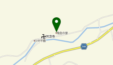 鬼会の里の地図画像