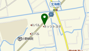 佐賀トヨタ 巨勢店の地図画像