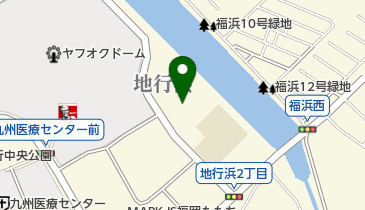 福岡市こども総合相談センター えがお館の地図画像