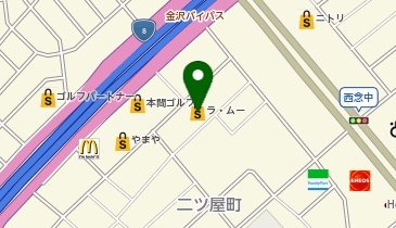 LAMU(ラムー) 金沢駅西店の地図画像