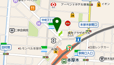 有隣堂 厚木店の地図画像