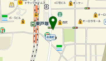 メガネドラッグ 東戸塚店の地図画像