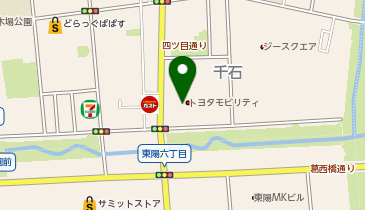 トヨタモビリティ東京 U-Car深川店の地図画像