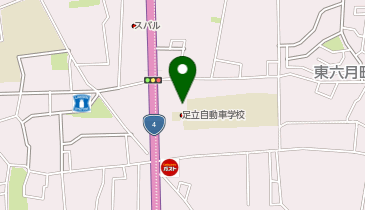 トヨタモビリティ東京 U-Car足立竹の塚店の地図画像