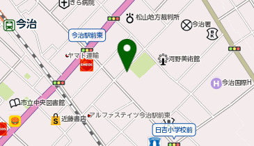 今治市 中央公民館の地図画像