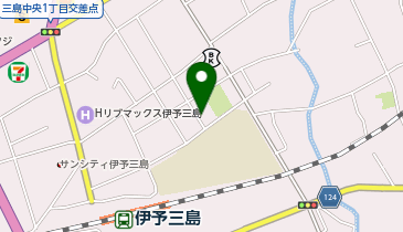 四国中央市 三島公民館の地図画像