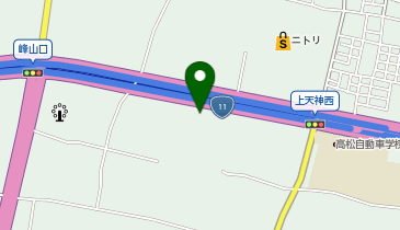 星乃珈琲店 高松田村店の地図画像