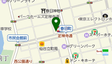 Hair care salon TOPHAT(ヘア ケア サロン トップハット)の地図画像