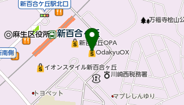 新百合ヶ丘エルミロードの地図画像