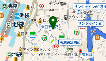 中央高等学院 池袋校の地図画像