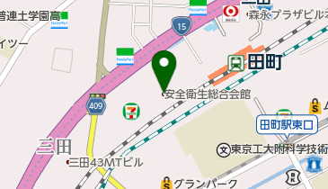 中央労働災害防止協会の地図画像