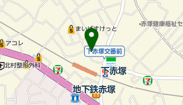 フランス製菓の地図画像