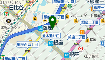 マンガ・ネット・ダーツ館 銀座店の地図画像