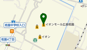 整体&times;骨盤 KA・RA・DA factory(カラダ ファクトリー) イオンモール広島祇園店の地図画像