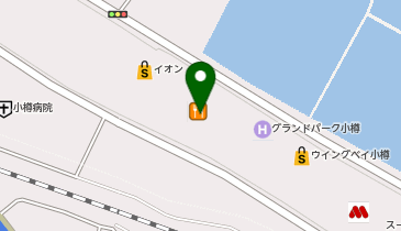 カフェ可否茶館 ウイングベイ小樽店の地図画像