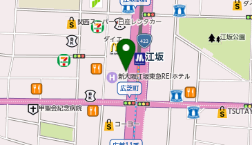 ミニミニ FC江坂駅前店の地図画像