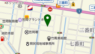 豆と麦の地図画像