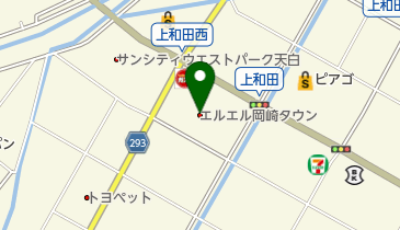 にこぱ エルエルTOWN岡崎店の地図画像