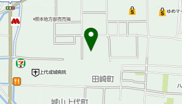 熊本地方卸売市場協組連の地図画像