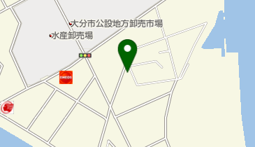 大分魚市株式会社 活魚センターの地図画像