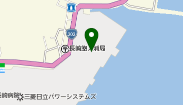 ダイヤモンドオフィスサービス株式会社 長崎地区の地図画像