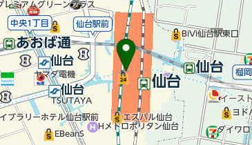 ずんだシェイク エクスプレス店の地図画像