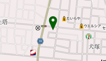 ストレージ王 犬塚トランクルームの地図画像