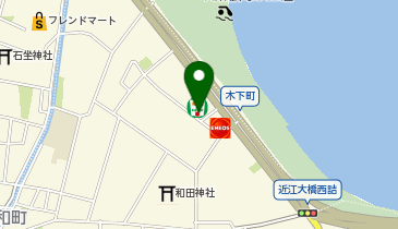 鶏笑 大津店の地図画像