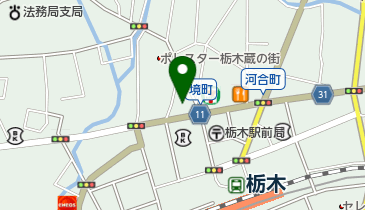 蔵の菓 栃木本店の地図画像