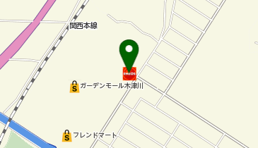 宮脇書店 木津川店の地図画像