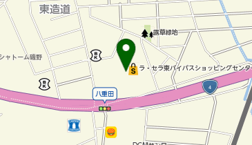 手もみ処 ご褒美の部屋 ラセラ東バイパス店の地図画像