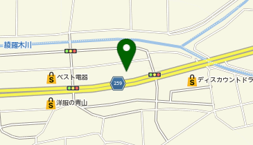 明屋書店 MEGA新下関店の地図画像