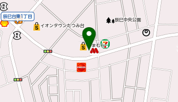 メガネフラワー 市原辰巳台店の地図画像