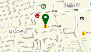 UNICUS成田(ウニクス成田)の地図画像