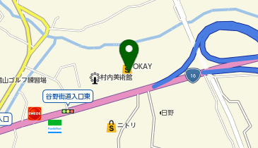 OKAY(オーケイ) 八王子店の地図画像