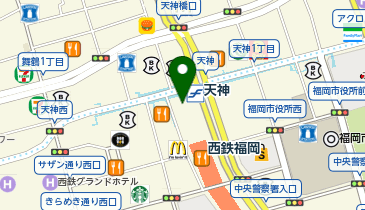 UNiCASE(ユニケース) 福岡PARCO店の地図画像