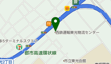 西鉄運輸株式会社 経営管理部の地図画像