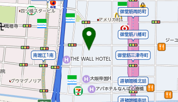 古着屋JAM(ジャム) アメリカ村店の地図画像