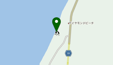 ダイヤ浜海水浴場の地図画像