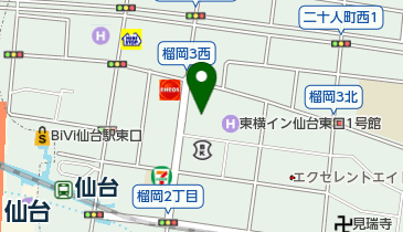 横浜冷凍株式会社(ヨコレイ) 仙台営業所の地図画像