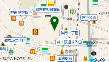 RMK 西武渋谷店の地図画像