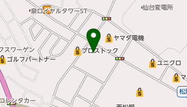 D'station(ディーステーション) 仙台泉店の地図画像