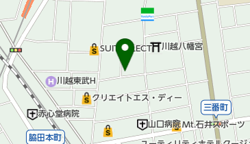 韓国居酒屋メガトンパンチ 川越店の地図画像