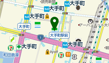 Dexee Deli(ディキシー デリ) OOTEMORI店の地図画像