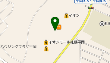 一人一釜五穀 イオンモール札幌平岡店の地図画像