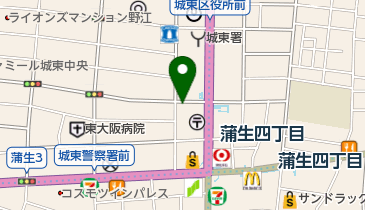 フローラルホールの地図画像