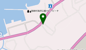 ダイビングショップ 恩納潜水の地図画像