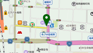 福島東口駅前 AXC(アックス)の地図画像