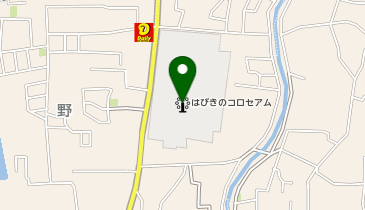 グンゼスポーツ はびきのの地図画像